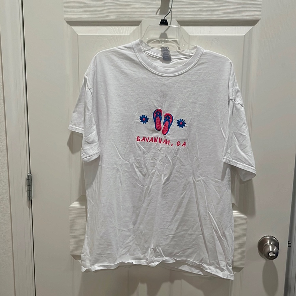 Savannah GA White Tee XL
